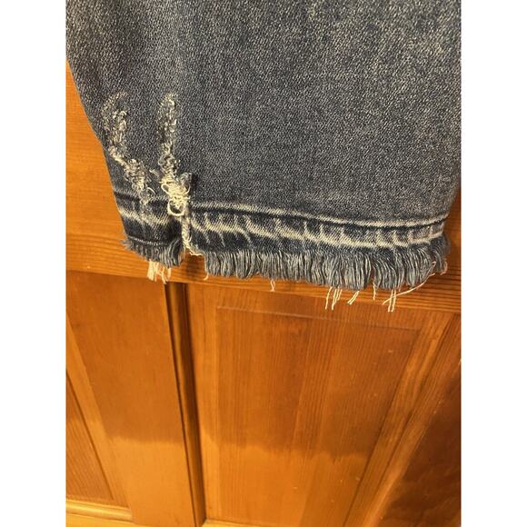 Judy Blue Straight Fit Stretch Womens Plus 20W Distressed Raw Hem Denim Jeans - Picture 12 of 16